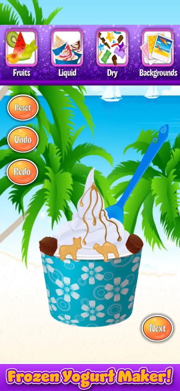 Frozen Yogurt Maker Salon screenshot 5