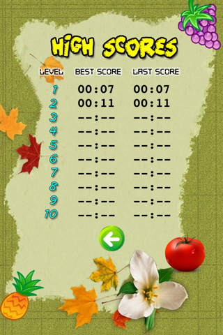 Fruits Memory Game lite screenshot 2