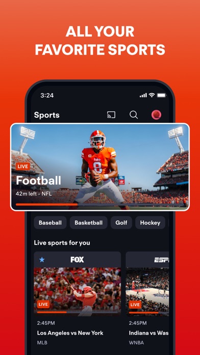 Fubo: Watch Live TV & Sports screenshot 9