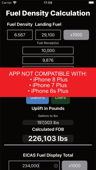 Fuel Density Calculation screenshot 1