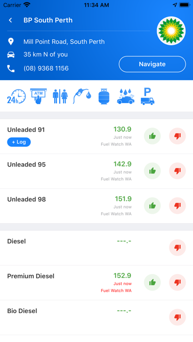 Fuel Map Australia screenshot 1