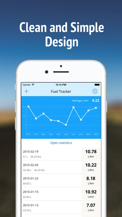 Fuel Tracker Gas & Mileage Log screenshot 3