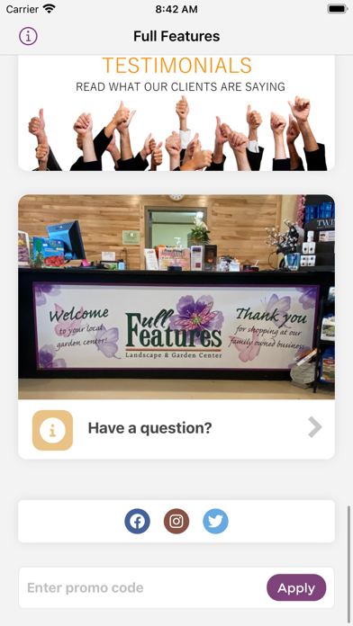 Full Features Garden Center screenshot 2