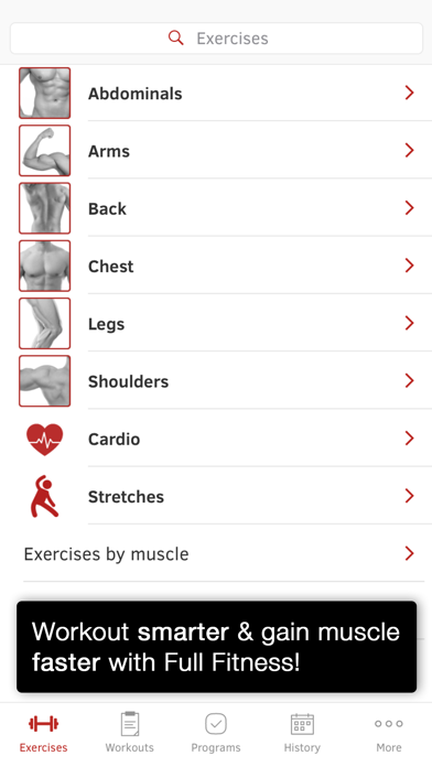 Full Fitness : Workout Trainer screenshot 5