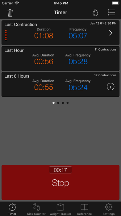 Full Term - Contraction Timer screenshot 6