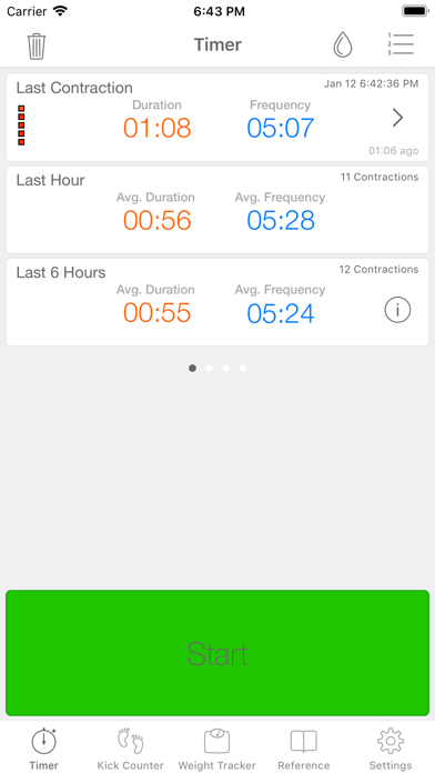 Full Term - Contraction Timer screenshot 8