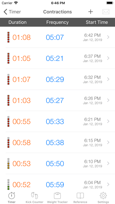 Full Term - Contraction Timer screenshot 4