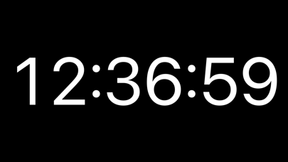 Fullscreen Clock: Flip & Focus screenshot 1