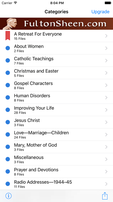 Fulton Sheen Audio Library screenshot 3