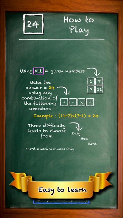 Fun Math - 24 Game Maths Cards screenshot 2