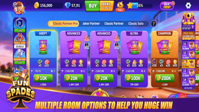 Fun Spades Card Game screenshot 2