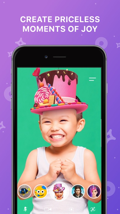 FunCam Kids: AR Selfie Filters screenshot 1