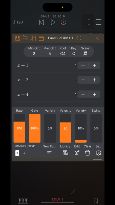 FuncBud Math Sequencer & Synth screenshot 1