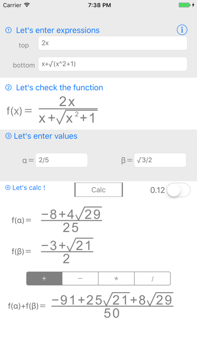 functionCalculator screenshot 1