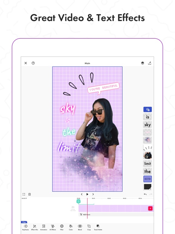 Funimate Video & Motion Editor screenshot 5