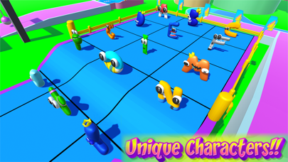 Funny Fall Dudes Knockout Game screenshot 1