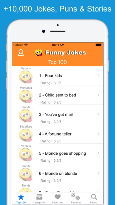 Funny Jokes, Stories & Puns screenshot 5