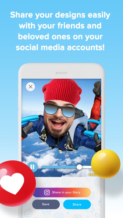Funny Video Maker - JokeFaces screenshot 1