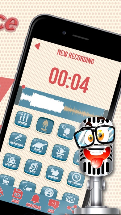 Funny Voice Changer with Sound Effects – Cool Ringtone Maker and Audio Recorder Free screenshot 4