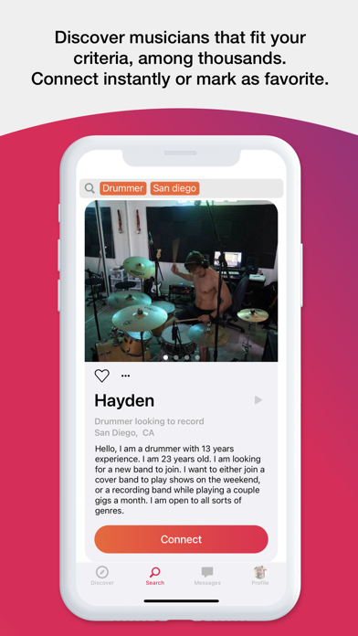 FUZZ Find Musicians screenshot 2
