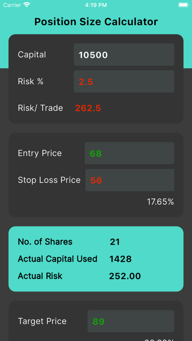 FX - Position Size Calculator screenshot 3