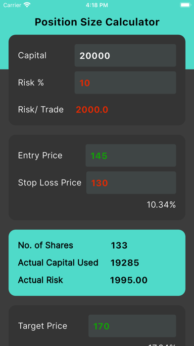FX - Position Size Calculator screenshot 5