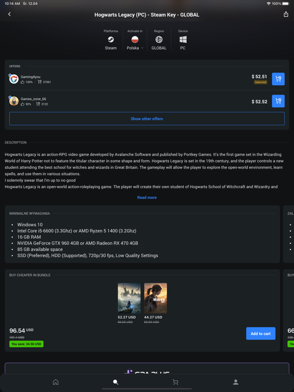 G2A screenshot 1