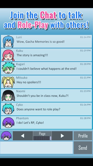 Gacha Memories - Visual Novel screenshot 1
