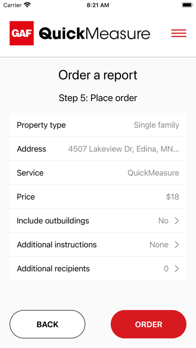 GAF QuickMeasure screenshot 2