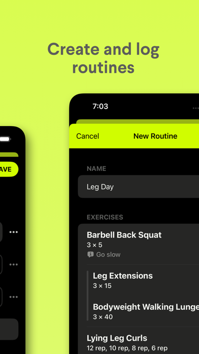 Gains Workout Tracker Gym Log screenshot 4