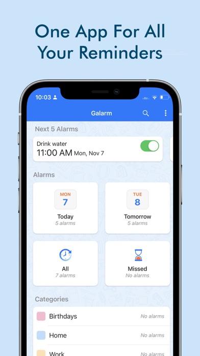 Galarm - Alarms and Reminders screenshot 8
