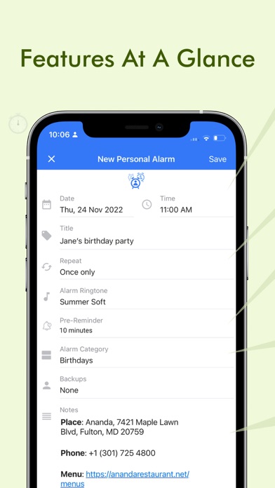 Galarm - Alarms and Reminders screenshot 7