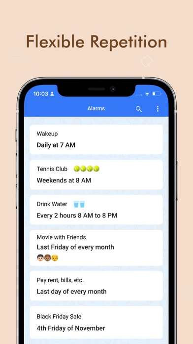 Galarm - Alarms and Reminders screenshot 5