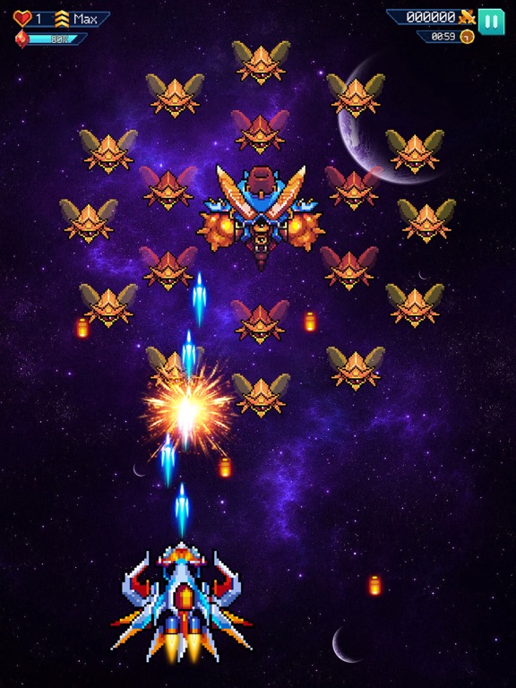 Galaxiga: Classic Arcade Game screenshot 1