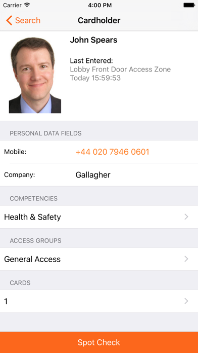 Gallagher Command Centre screenshot 2