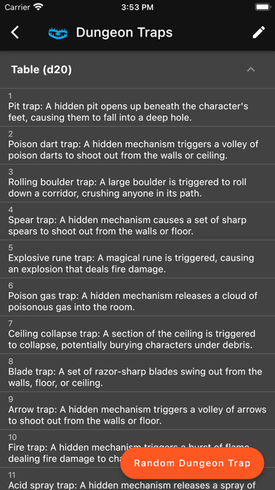 Game Master Helper screenshot 1
