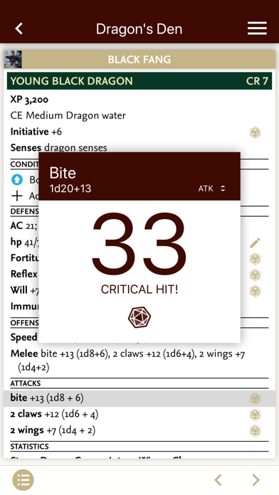 Game Master Pathfinder RPG screenshot 4