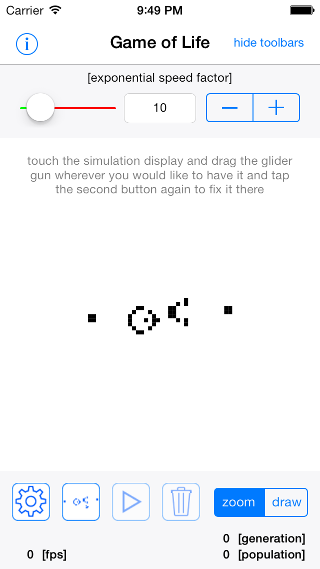 Game of Life (cellular automaton) screenshot 3