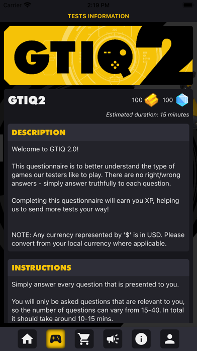 Game Tester App screenshot 3