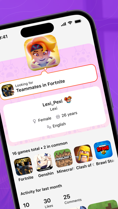 Gameram: Find gaming teammates screenshot 3