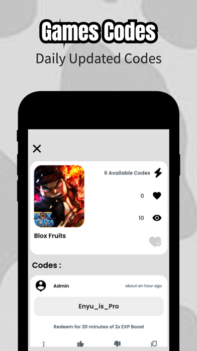 Games Codes For Roblox screenshot 3