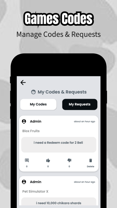 Games Codes For Roblox screenshot 1