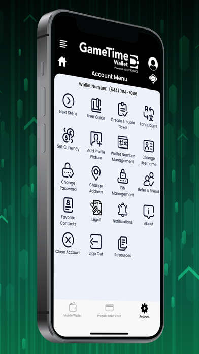 GameTime Wallet screenshot 1