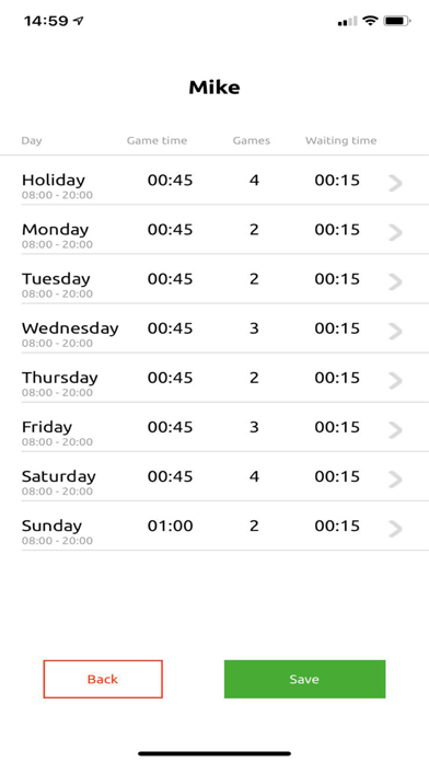 Gametimer screenshot 2