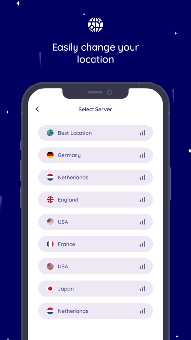 Gaming VPN : Ping & Bandwidth screenshot 3