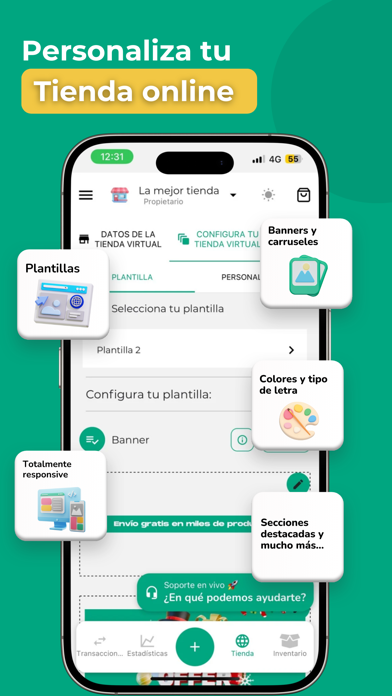 Ganvent Create an online store screenshot 6