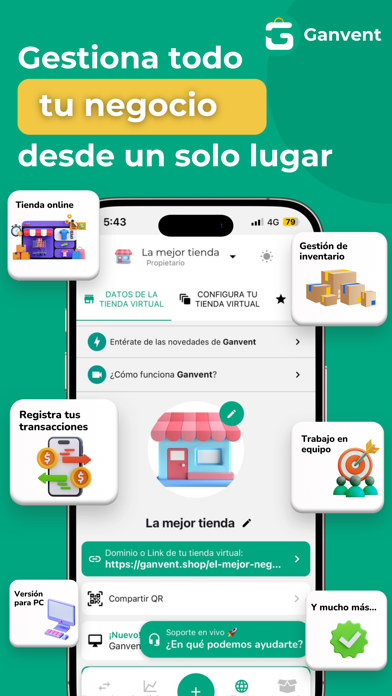 Ganvent Create an online store screenshot 7