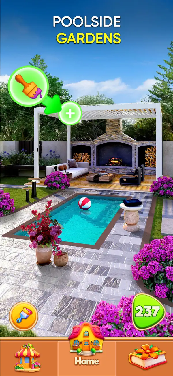 Garden & Home: Design Game screenshot 2