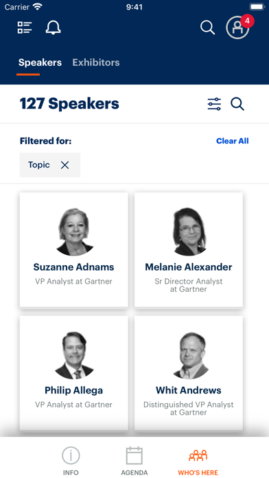 Gartner Conference Navigator screenshot 2