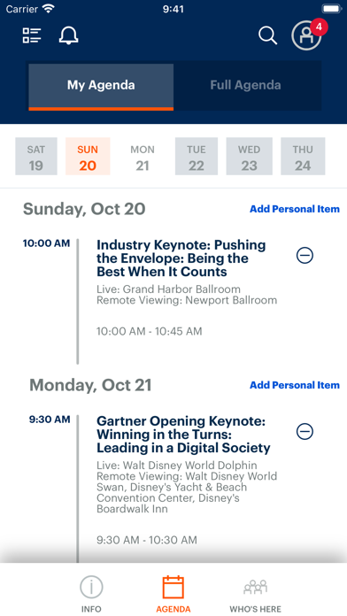 Gartner Conference Navigator screenshot 3
